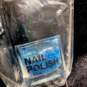 BNIB H&M glitter polish Blue